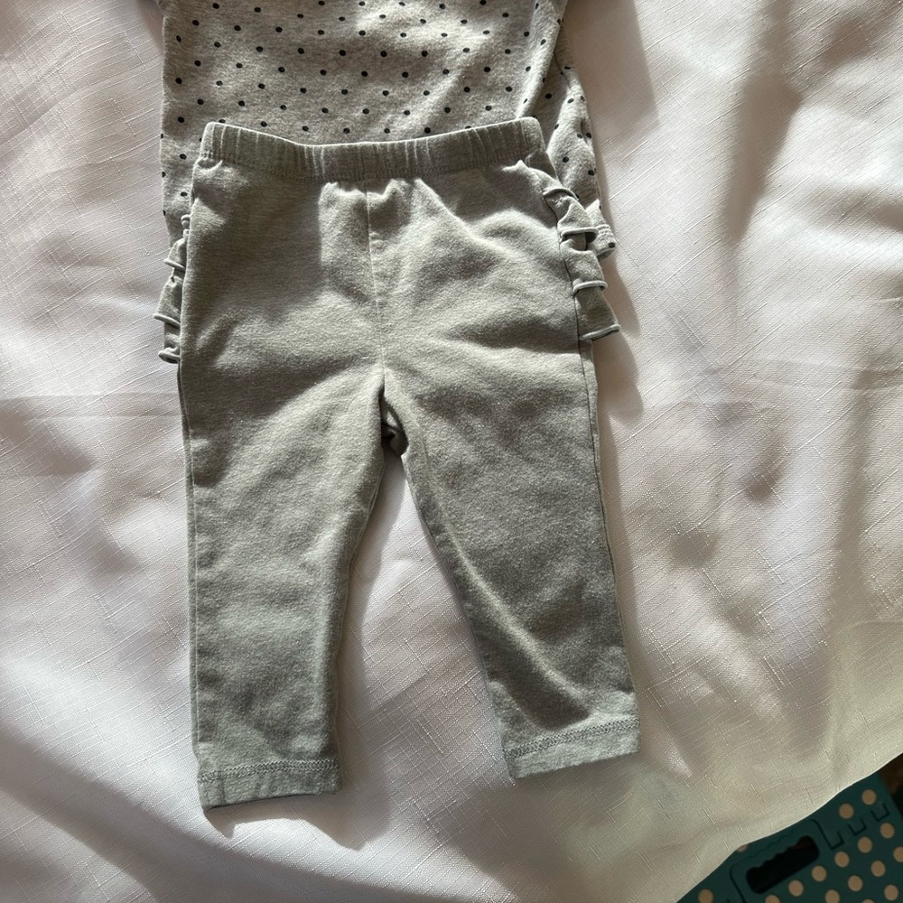 💕🥰💕 BUNDLE CARTERS CAT & JACK & CARHARTT BABY GIRL SETS 6 MONTH - Picture 3 of 8